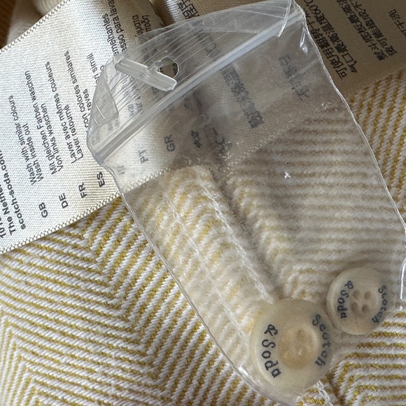 Mens Scotch & Soda - long sleeve shirt in butter yellow, XL - Picture 7 of 11